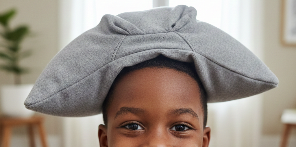 Challenge your child’s balance further by having them balance a bean bag on their head while doing the Balance Beam or some other activity.