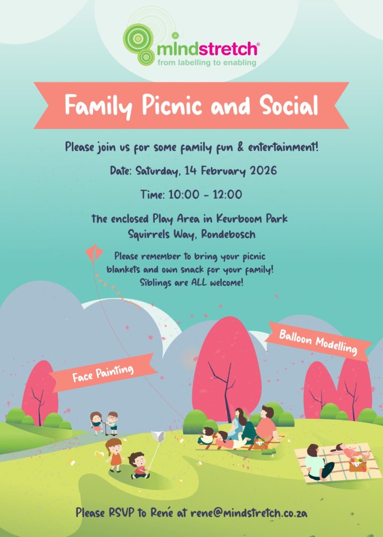Family Picnic and Social - Mindstretch School in Cape Town - special needs focus, autism, ADHD, learning delays